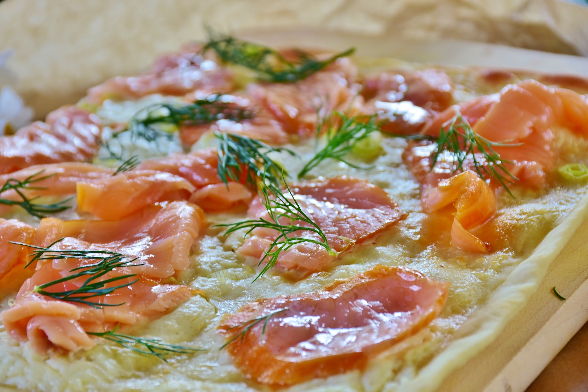 Gerookte zalm op brood